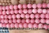 CCN5534 15 inches 8mm round candy jade beads Wholesale