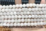 CCN5572 15 inches 8mm round matte candy jade beads Wholesale