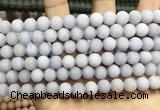 CCN5577 15 inches 8mm round matte candy jade beads Wholesale