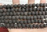 CCN5630 15 inches 8mm round matte candy jade beads Wholesale