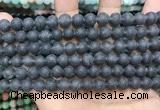 CCN5633 15 inches 8mm round matte candy jade beads Wholesale