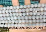 CCN5651 15 inches 8mm faceted round candy jade beads