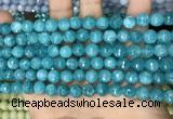 CCN5658 15 inches 8mm faceted round candy jade beads