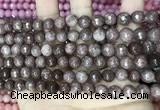 CCN5691 15 inches 8mm faceted round candy jade beads