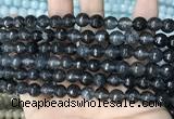 CCN5702 15 inches 8mm faceted round candy jade beads