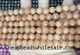 CCN5710 15 inches 8mm faceted round candy jade beads