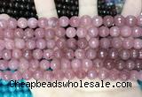 CCN5716 15 inches 8mm faceted round candy jade beads