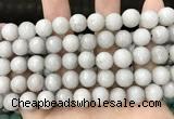 CCN5764 15 inches 10mm faceted round candy jade beads