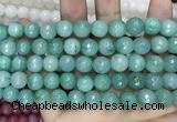 CCN5786 15 inches 10mm faceted round candy jade beads