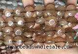 CCN5867 15 inches 15mm flat round candy jade beads Wholesale