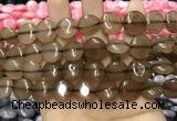 CCN5868 15 inches 15mm flat round candy jade beads Wholesale