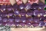 CCN5874 15 inches 15mm flat round candy jade beads Wholesale