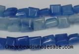 CCN590 15.5 inches 8*8mm square candy jade beads wholesale