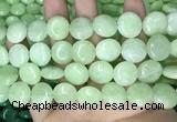 CCN5900 15 inches 15mm flat round candy jade beads Wholesale