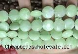 CCN5901 15 inches 15mm flat round candy jade beads Wholesale