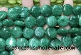 CCN5908 15 inches 15mm flat round candy jade beads Wholesale