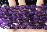 CCN5930 15 inches 12*12mm heart candy jade beads Wholesale