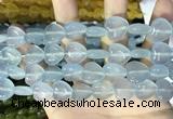 CCN5946 15 inches 14*14mm heart candy jade beads Wholesale