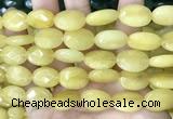 CCN5967 15 inches 13*18mm faceted oval candy jade beads