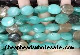 CCN5975 15 inches 13*18mm faceted oval candy jade beads