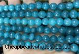 CCN6301 15.5 inches 8mm faceted round candy jade beads Wholesale