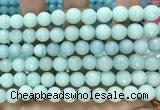 CCN6323 15.5 inches 8mm faceted round candy jade beads Wholesale