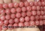 CCN6345 6mm, 8mm, 10mm, 12mm & 14mm faceted round candy jade beads