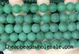 CCN6364 15.5 inches 6mm, 8mm, 10mm & 12mm round matte candy jade beads