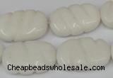 CCN680 15.5 inches 15*23mm carved oval candy jade beads wholesale