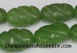 CCN683 15.5 inches 15*23mm carved oval candy jade beads wholesale