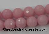 CCN752 15.5 inches 4mm faceted round candy jade beads wholesale