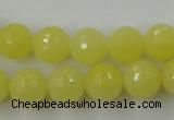 CCN759 15.5 inches 4mm faceted round candy jade beads wholesale