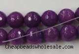 CCN762 15.5 inches 4mm faceted round candy jade beads wholesale