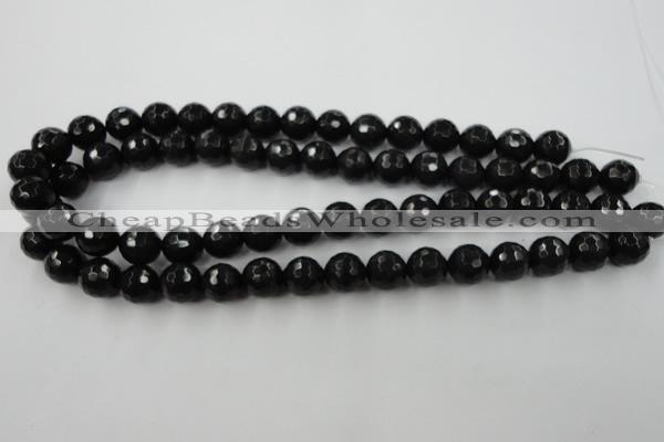 CCN851 15.5 inches 14mm faceted round candy jade beads wholesale