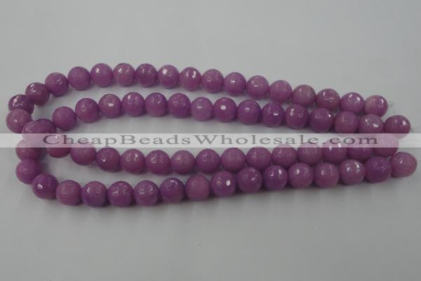 CCN863 15.5 inches 16mm faceted round candy jade beads