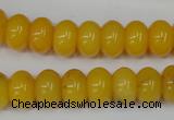 CCN91 15.5 inches 8*12mm rondelle candy jade beads wholesale