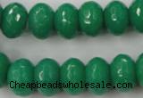 CCN924 15.5 inches 10*14mm faceted rondelle candy jade beads