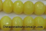 CCN948 15.5 inches 14*18mm faceted rondelle candy jade beads