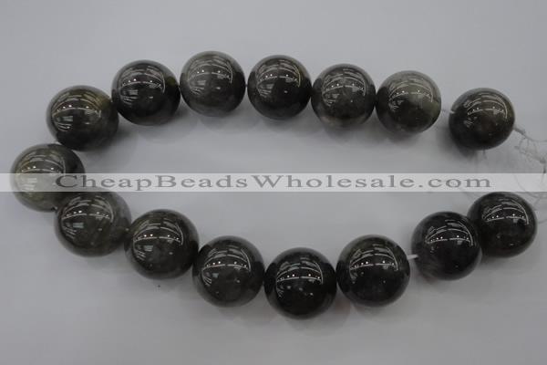 CCQ284 15.5 inches 25mm round cloudy quartz beads wholesale