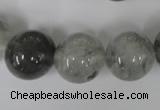 CCQ306 15.5 inches 16mm round cloudy quartz beads wholesale