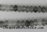 CCQ326 15.5 inches 5*8mm rondelle cloudy quartz beads wholesale