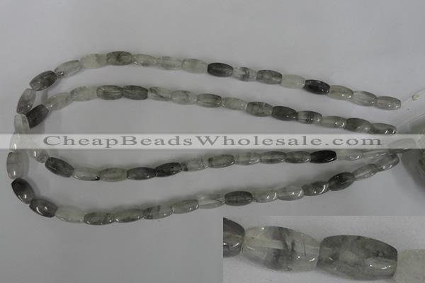 CCQ355 15.5 inches 6*12mm cuboid cloudy quartz beads wholesale