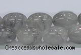 CCQ82 15.5 inches 13*18mm rice cloudy quartz beads wholesale