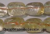 CCR220 15.5 inches 14*23mm nuggets natural citrine gemstone beads