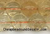 CCR348 15.5 inches 12mm round natural citrine beads wholesale