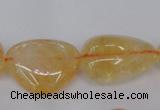 CCR350 15.5 inches 13*18mm - 20*25mm freeform natural citrine beads