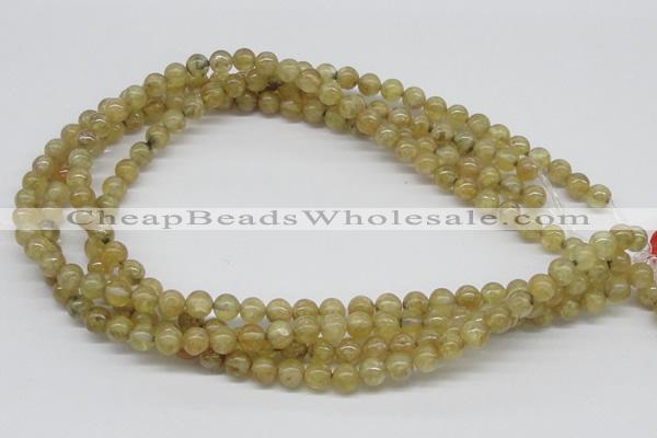 CCR81 15.5 inches 8mm round citrine gemstone beads wholesale