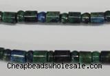 CCS152 15.5 inches 4*6mm rondelle & 6*7mm tube dyed chrysocolla beads