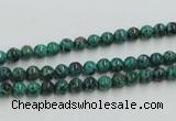 CCS201 15.5 inches 4mm round natural Chinese chrysocolla beads