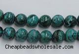 CCS203 15.5 inches 8mm round natural Chinese chrysocolla beads